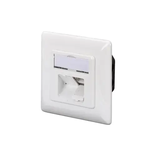 Priza de perete Digitus CAT 6, ecranata, 2x RJ45