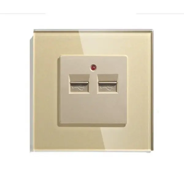 Priză dublă USB 3.1A M1 crem