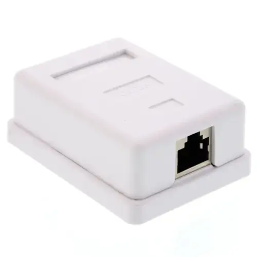 Priza FTP simpla aplicata cat.5e, EMTEX EMT-FTP5E-1P-PT
