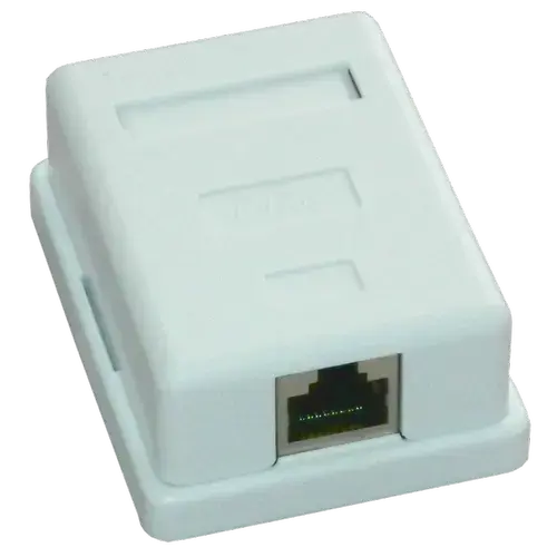 Priza FTP simpla aplicata cat.6, EMTEX EMT-FTP6-1P-PT