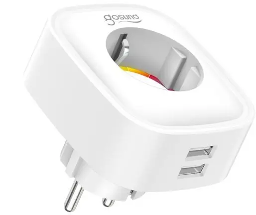 priza inteligenta wifi gosund sp112, 16a, 2x usb, monitorizare consum energie