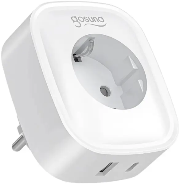 priza inteligenta wifi gosund sp6,16a, usb usb-c, bluetooth, monitorizare consum energie