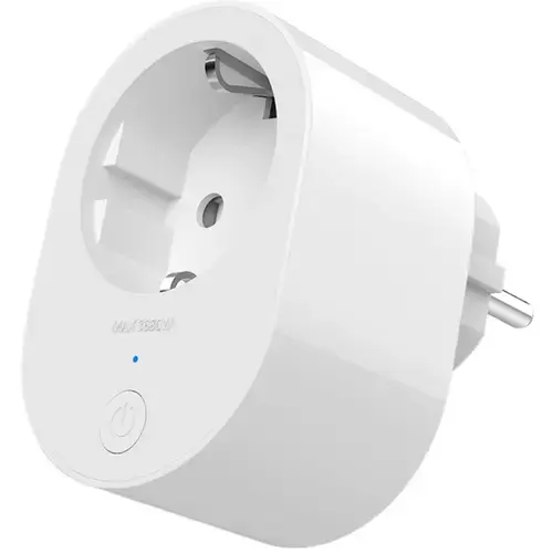 Priza Inteligenta Xiaomi Mi Smart Plug 2 WiFi, Compatibilitate Google Assistant si Xiaomi Home, Bluetooth 5.0 (Alb)