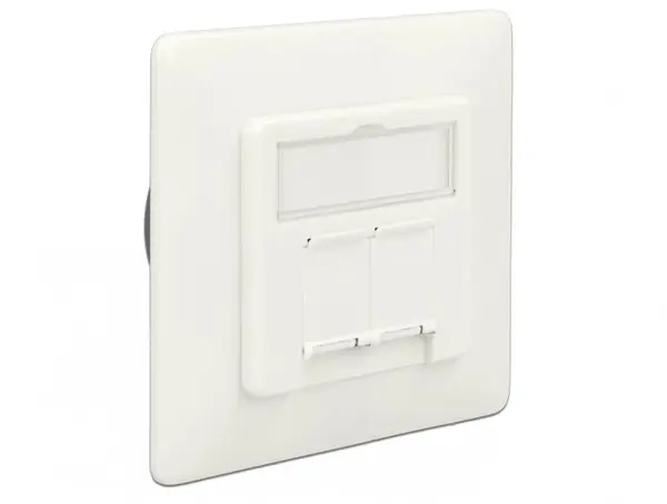 Priza Modulara ingropata 2 porturi Cat.6A LSA, Delock 86195