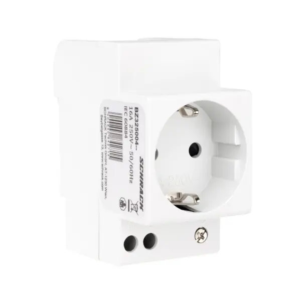 Priza modulara laterala PE, 16A, 250V, SCHRACK BZ325004