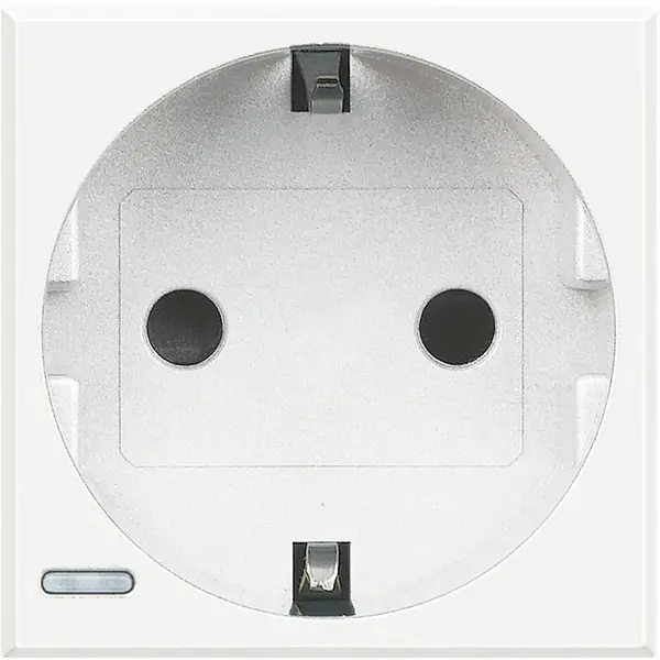 Priza Schuko 2p+T Bticino HD4141, 16A, 250V, alb