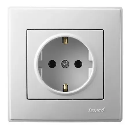 Priza Schuko OEM E-PR1 simpla (Alb)