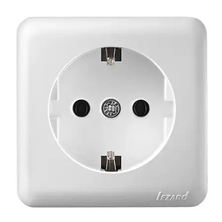 Priza Schuko simpla OEM E-PRPT (Alb)