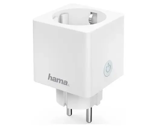 Priza Smart Hama 176571, Wi-Fi, 3680W, 16A, 3 buc. (Alb)