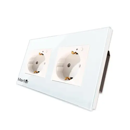 Priza Smart Wireless Mentor ES016 dubla incastrata WiFi 16A 2000W