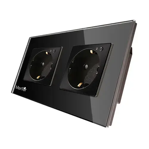 Priza Smart Wireless Mentor ES017 dubla incastrata WiFi 16A 2000W