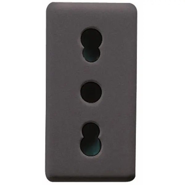 Priza standard italian 1 modul Gewiss System GW21203, negru