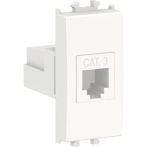 Priza telefon RJ11 cat3 1 modul Schneider Easy Styl LMR6231001, alb
