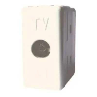 Priza tv 1M Stil Comtec MF0012-04845, alb