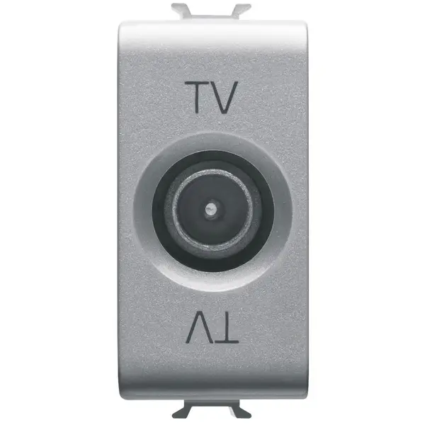 Priza tv de trecere 5dB 1 modul Gewiss Chorus GW14362, titan