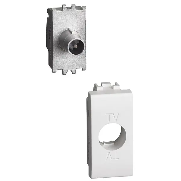 Priza tv directa 1 modul Bticino Living Light N4202DN, alb