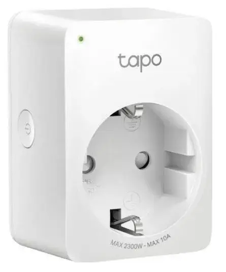 Priza Wi-Fi inteligenta TP-LINK Tapo P100, Schuko, compatibila Google Assistant si Amazon Alexa, programabila (Alb)