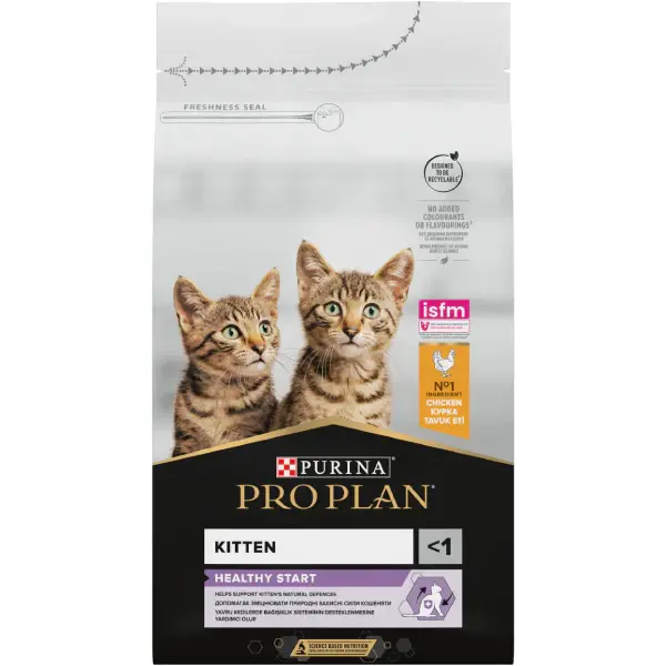 PRO PLAN® HEALTHY START Junior, bogat în pui, hrană uscată pentru puii de pisică, 1.5 kg
