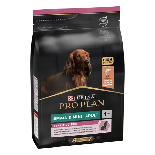 Pro Plan Optiderma Adult Small Mini Sensitive Somon, 3 kg