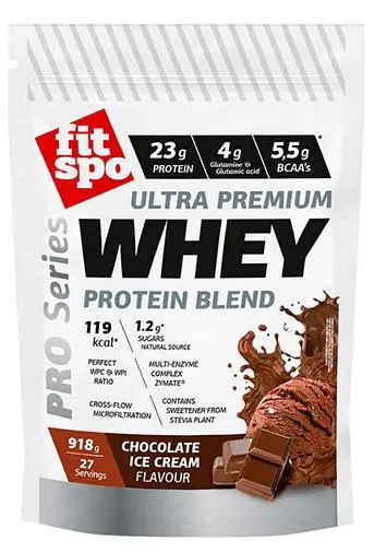 Pro Series Protein din zer, înghețată cu ciocolată, 918 g, FitSpo