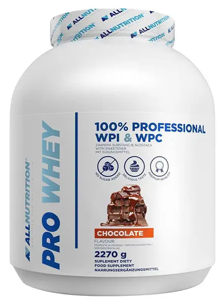 Pro Whey, ciocolată dublă, 2.27 kg, AllNutrition