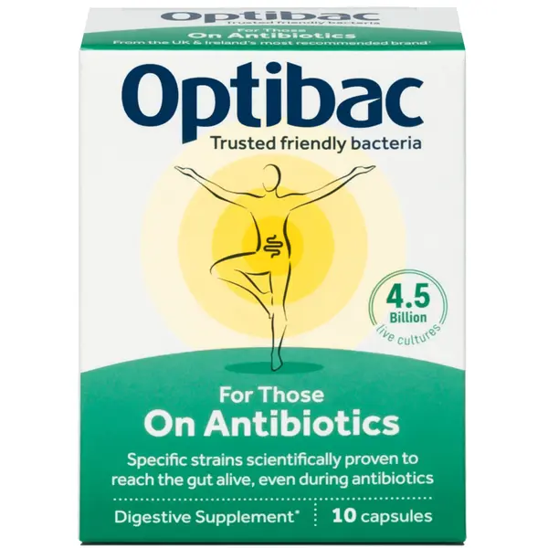 Probiotic in tratament cu antibiotic, 10 capsule, Optibac