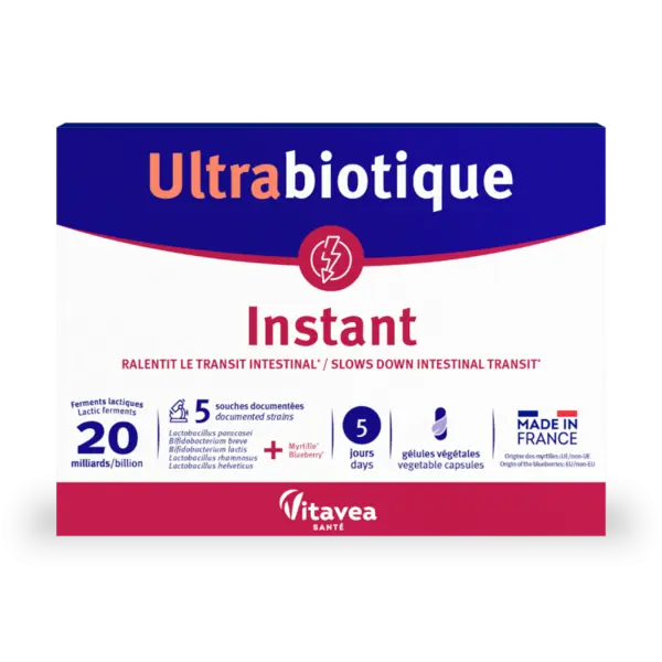 Probiotic pentru diareea acuta Instant, 10 capsule, Ultrabiotique