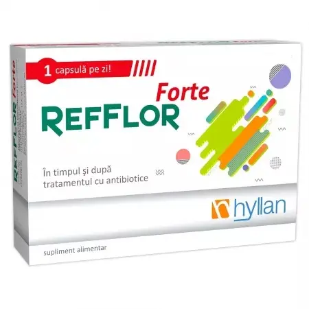 Probiotice Refflor Forte Adulti, 10 capsule – Hyllan