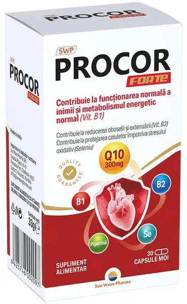 Procor Forte, 30 capsule , Sun Wave Pharma