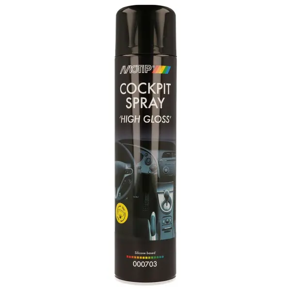 Produse intretinere materiale plastice MOTIP Cockpitspray high gloss 600 ml 000703
