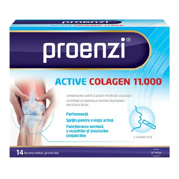 Proenzi Active Colagen 11.000, 14 flacoane unidoza, Walmark