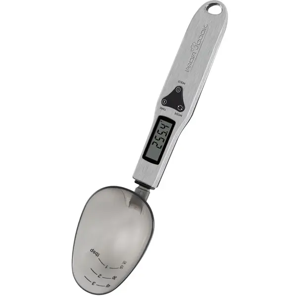 ProfiCook Cantar digital tip lingura Proficook, PC-LW 1214, capacitate 300 g, afisaj digital, functie Tara, functie Hold, otel inoxidabil, operare simpla, oprire automata, usor de curatat, inox