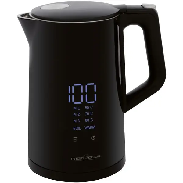 ProfiCook Fierbator ProfiCook de 1,7 litri cu afisaj LED PC-WKS 1243