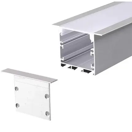 Profil aluminiu pentru banda LED 2M 50MM x 35MM alb V-TAC SKU-2871