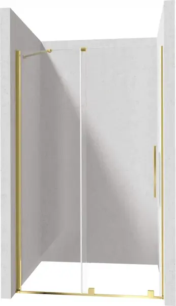 Profil pentru usa cabina de dus, incastrata, auriu, 195 cm, Sistem Prizma