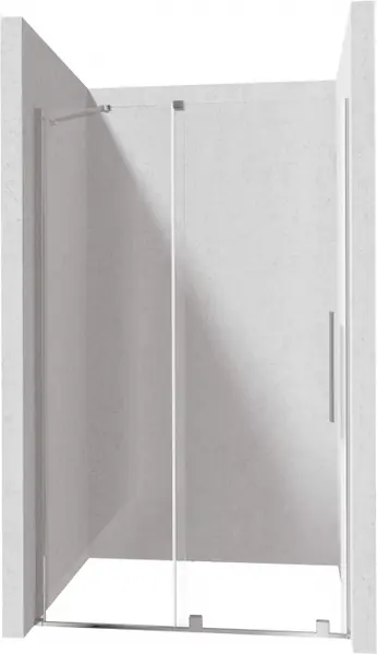 Profil pentru usa cabina de dus, incastrata, crom, 195 cm, Sistem Prizma