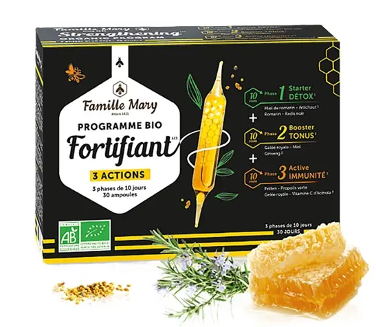 Program de detoxifiere și imunitate 30 de zile, 30 fiole, Famille Mary