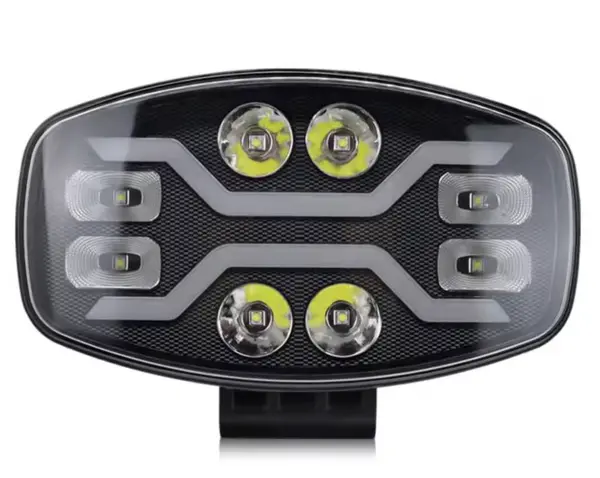 Proiector auto LED 9 inch 120W de 22000LM pozitie faza avarii 12V/24V pentru camioane utilaje
