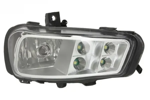 Proiector ceata Dreapta (H11 LED, cu iluminare curba) 24V potrivit MERCEDES ACTROS MP4 MP5 07.11-