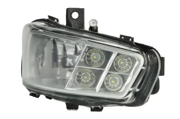 Proiector ceata dreapta (H11 LED, cu iluminare curbata) 24V potrivit MERCEDES ACTROS MP4 MP5, ANTOS 07.11-