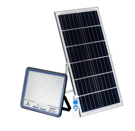 Proiector cu panou solar JORTAN putere 800W de 40000MA carcasa aluminiu