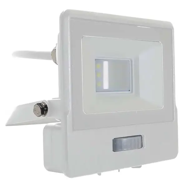 Proiector LED 10W cu senzor miscare PIR, 735 lm, lumina rece 6500K, Samsung SMD, IP65, unghi detectie 140, distanta 3-10m, SKU-20294