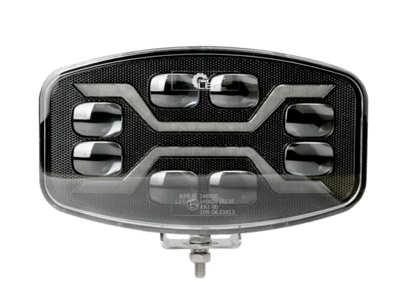 Proiector led auto 9 inch cu lupa spider Off Road utilaje camion cu pozitie alba si functie stroboscopica galbena 12 24V