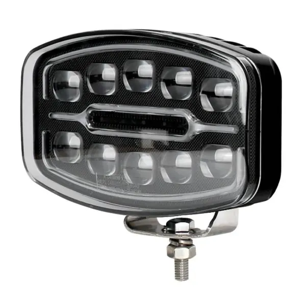 Proiector led auto de 9 inch Off Road utilaje camion alb galben 12V/24V