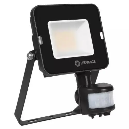 Proiector LED LEDVANCE cu senzor de miscare si lumina 20W, 2000lm, temperatura de culoare neutra (4000K), IP65, IK06, distanta detectie de la 2m pana la 12m