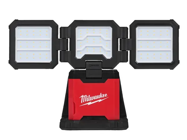 Proiector multidirectional Milwaukee M18 MDTL-0, 4500 lumeni, 3 capete de lumina, baza magnetica, maner transport, rezistent la impact, IP20, 4933498149