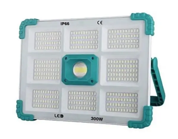 Proiector solar COBA CB F374 cu 374 LED putere 300 W alb/albastru 9 casete