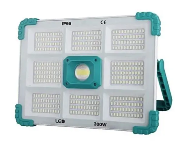 Proiector solar COBA CB F374 cu 374 LED putere 300 W alb/albastru 9 casete