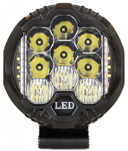 Proiector stroboscop cu lumina de zi galbena 12v-24v 280w 6000k