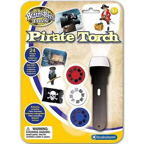 Proiector tip lanterna Brainstorm Pirati E2058, 3 Discuri, 3+ ani (Multicolor)